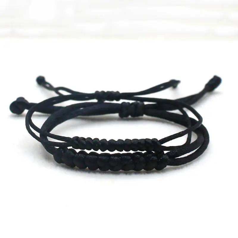 Lucky Red String Bracelet Simple Handmade Braid Adjustable King Kong Knot Charm Bracelets for Women Men Jewelry Couple Kids Gift