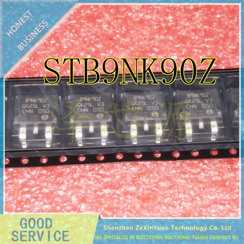 10PCS/LOT STB9NK90Z B9NK90Z N TRENCH FIELD-EFFECT POWER SUPPLY TUBE TO-263 900V