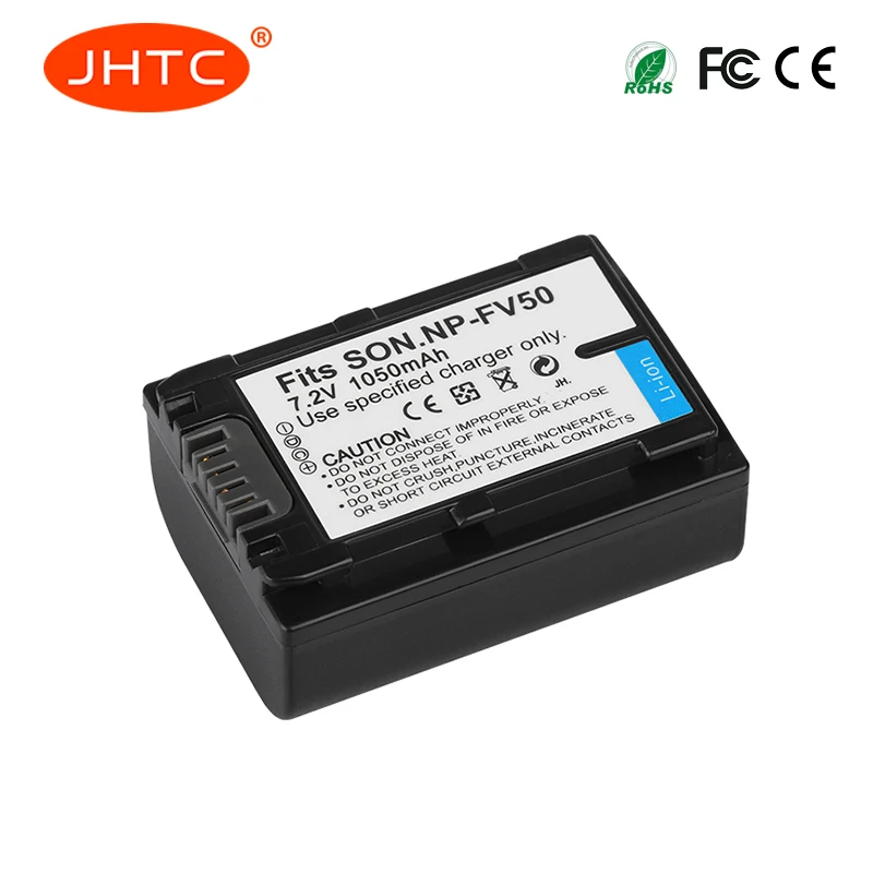 NP-FV50 NP FV50 baterii 1050mAh dla Sony NP-FV30 NP-FV40 HDR-CX150E HDR-CX170 HDR-CX300 kamera Batterie