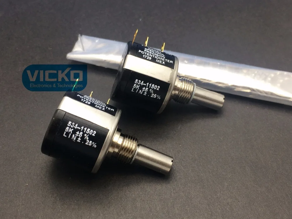 [VK] 5PCS ORIGINAL  MOD534 spectrol UK 534-1-1 534 Precision multi-turn multiloop potentiometer 10 laps 20K 50K 100K switch