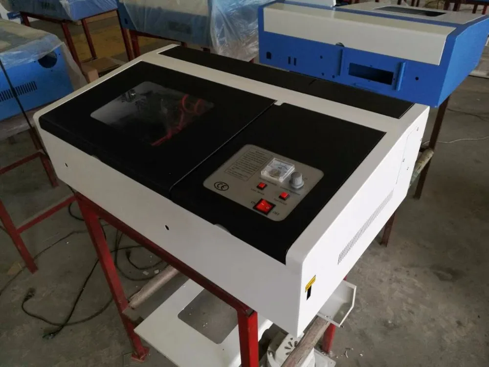 Máquina de corte e gravação a laser cnc co2, cortador a laser de bambu e madeira acrílica