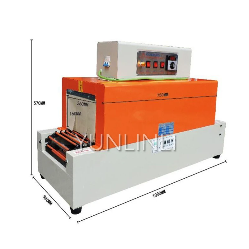 Máquina de Embalagem Plástica Retrátil do Filme do Psiquiatra do Pvc da Luva do Calor Bs260
