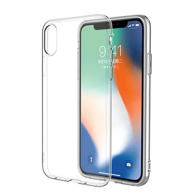 High Quality Anti-knock Transparent Case for Apple iPhone X Max XR XS Clear Soft TPU Cover