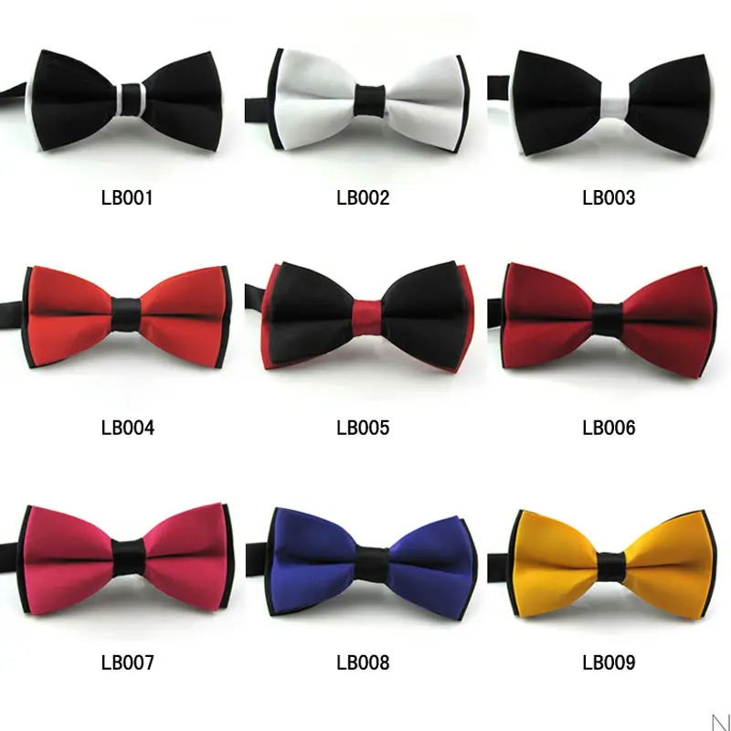 

NEW MEN Tuxedo Classic Bowtie Fashion Man's Solid BOWTIE Male Black white red BOW TIE for wedding party 2014 Spring ties hot!