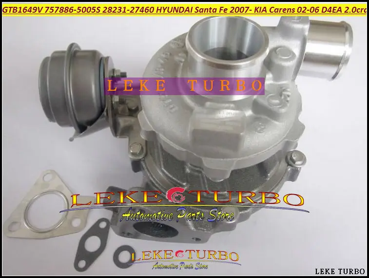 Free Ship GTB1649V 757886 757886-5005S 28231-27460 Turbo Turbocharger For HYUNDAI Santa Fe 07- KIA Carens 2002-06 D4EA 2.0L CRDI