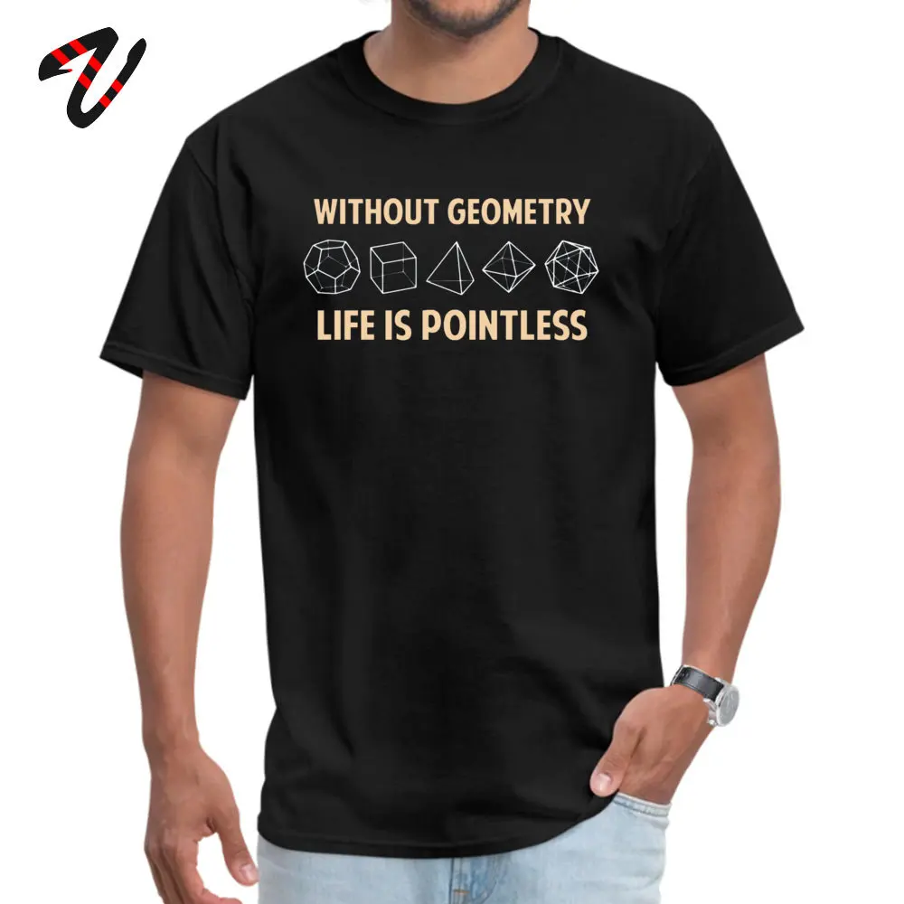 Without Geometry Life Is Pointless Short Portal Tops Shirt Crew Neck Valencia Men's T Shirt Summer Tops T Shirt 2019 New