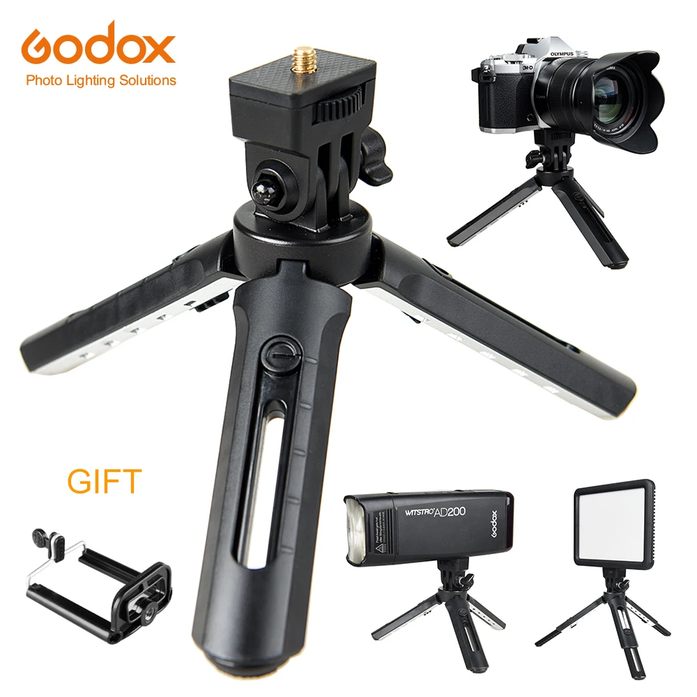 Godox MT-01 Tripod: Kamera ve LED Işık İçin Uzun Süreli Kullanım İçin Uygun ve Taşınabilir Çerçeve