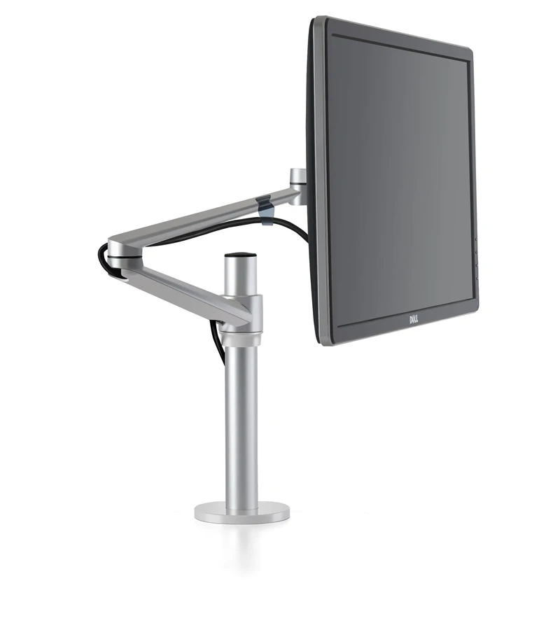 Hyvarwey OL-1 Alunimum Height Adjustable 17-32 inch Screen Monitor Holder Arm Full Motion Monitor Mount Desktop Stand Load 8kgs