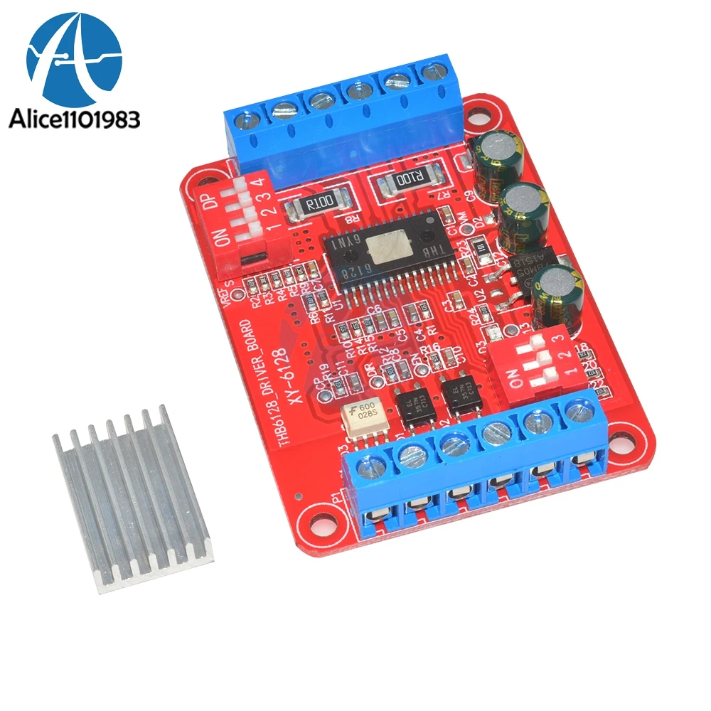 THB6128 Stepper Motor Driver Module DIP Switch Double Full-Bridge MOSFET Driver 2A 36V Automatic Half-Flow Lock