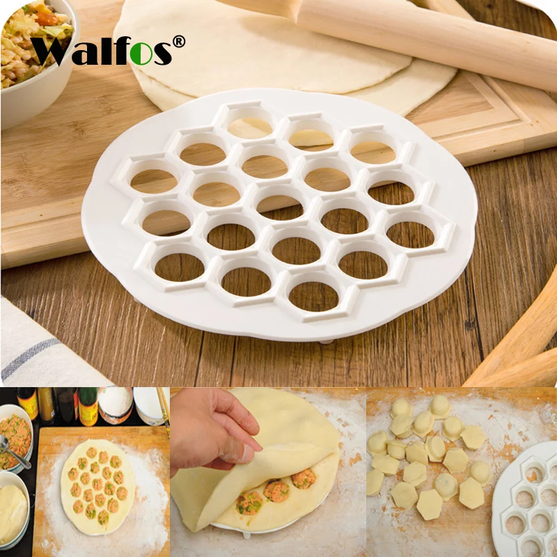 New Dumpling Mold Maker Kitchen Dough Press Ravioli DIY 19 Holes Dumplings Maker Mold