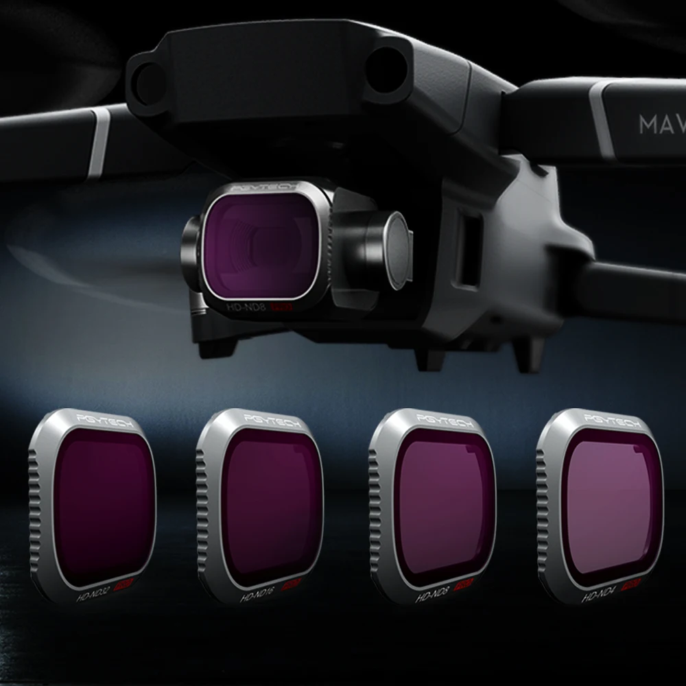 PGYTECH กล้องไมโครเลนส์ชุดกรอง ND-PL ชุดตัวกรองสำหรับ Dji Mavic 2 Pro Drone อุปกรณ์เสริม