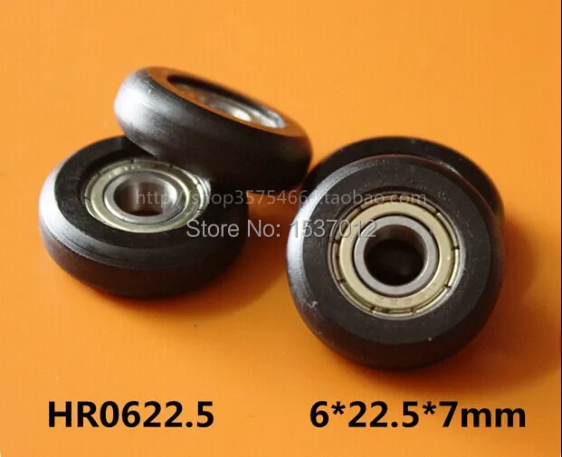 

Diameter arc wrap glue plastic bearings inline 696zz diameter 6mm 6*22.5*7 injection mobile door pulley