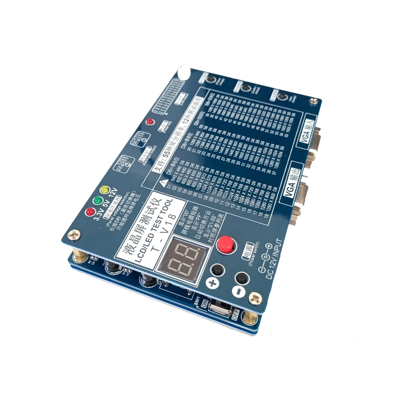 Imagem -04 - Kit de Teste de Painel de Led Laptop tv Lcd Led Testador de Painel Suporte 784 Lâmpadas Interface Lvds 14 Linha de Tela Mais Placa de Alta Pressão Mais Adaptador