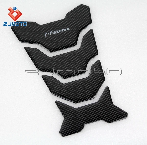 Motorcycle Oil Tank Stick Decal Pad Carbon Fiber Tank Sticker Decal Tank Protector Pad Sticker Suitable to Honda BMW 21X13CM