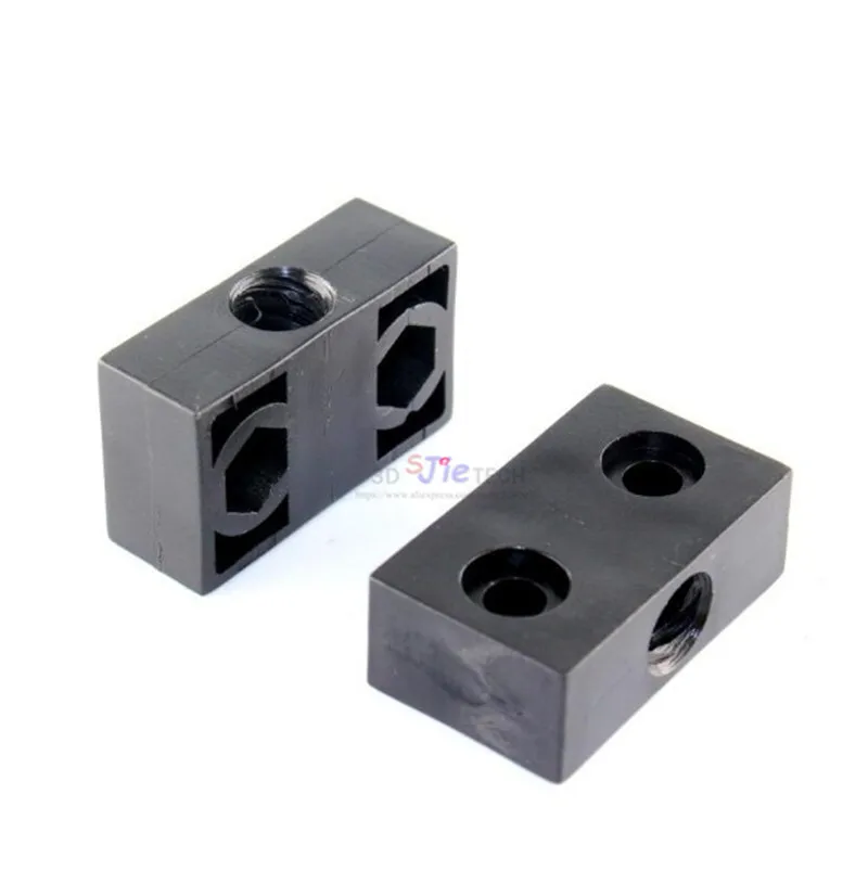 1 pcs Openbuilds TR8x8/TR8x4/TR8x2 8mm Acme Nut Block for 8mm Metric Acme Lead Screw CNC 3D printer spare parts TR8 POM nut