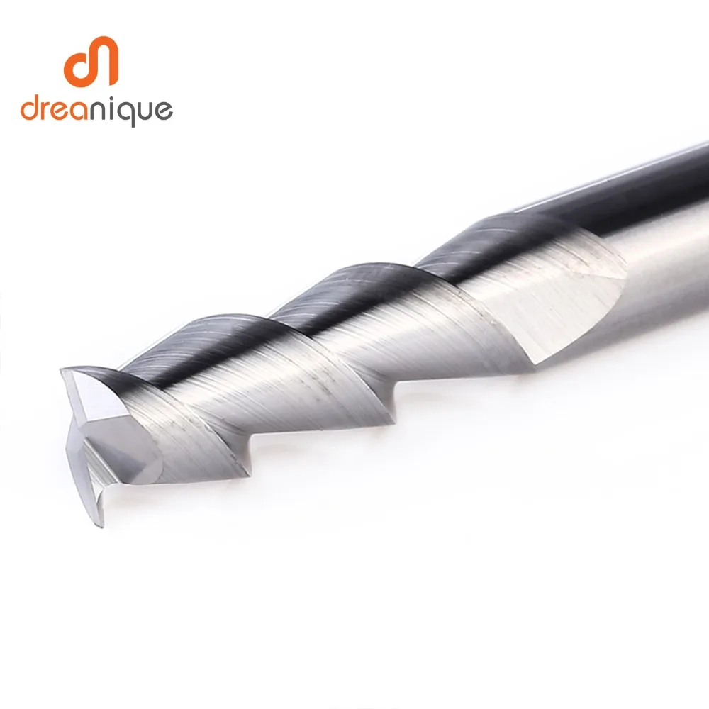 5pcs 2 flutes milling cutter tungsten alloy end mill cnc end milling cutter aluminum milling cutter for aluminum and woodworking