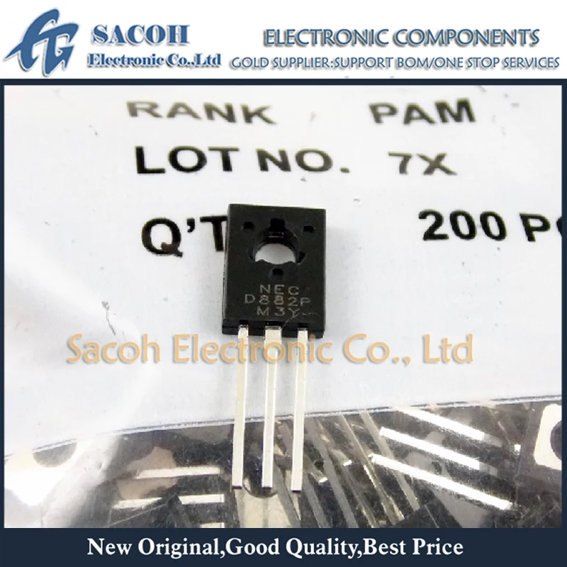 

New Original 10Pairs(20Pcs) 2SD882 D882 + 2SB772 B772 TO-126 NPN Silicon Power Transistor