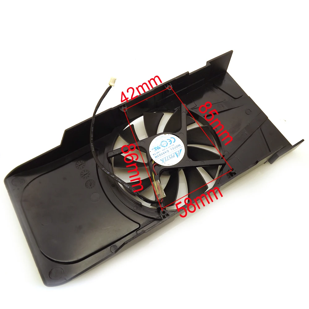 Free Shipping GA92O2M 12V 0.28A For Dataland HD6790 HD6870 HD6850 Graphics Card Cooling Fan 3Wire 3Pin