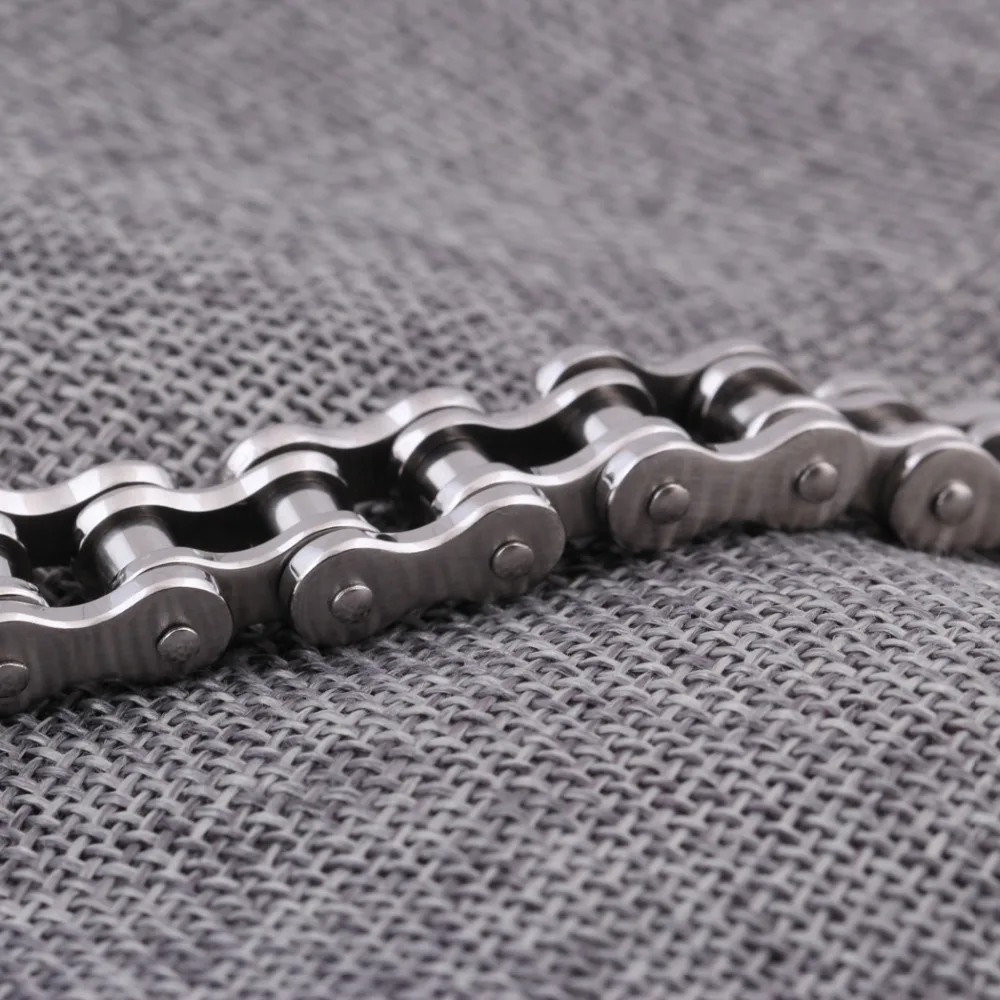 Men\'s Bracelets & Bangles Bike Charm Bicycle Chain 316L Stainless Steel Link Jewelry for Men Birthday Gift