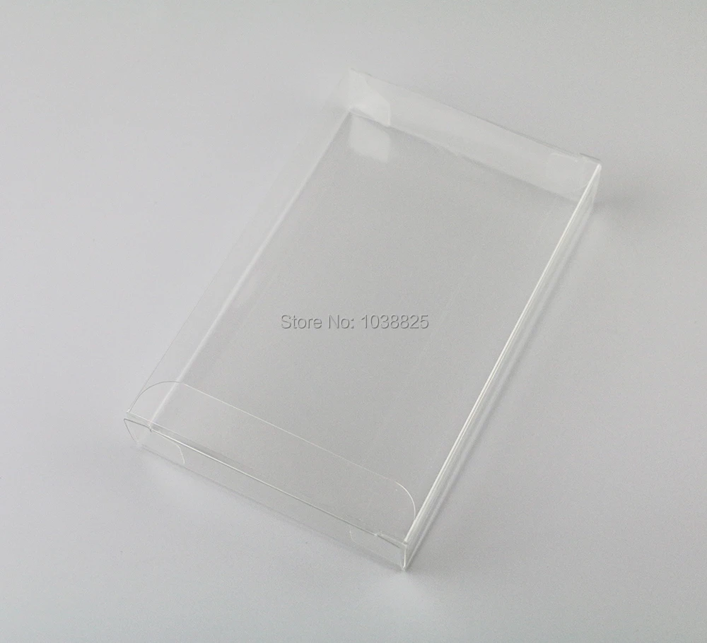 1 ชิ้นสําหรับ SNES ตลับหมึกรถเข็นสําหรับ SNES การ์ด Clear กล่อง