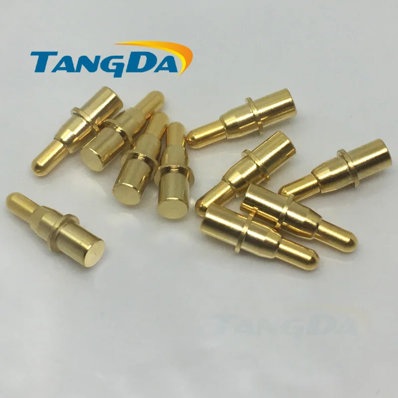 4 11.5 pogo pin Connectors 4*11.5mm Current pin Battery pin Test thimble probe Gold Plated  high-current 30V 3A Charge copper AW