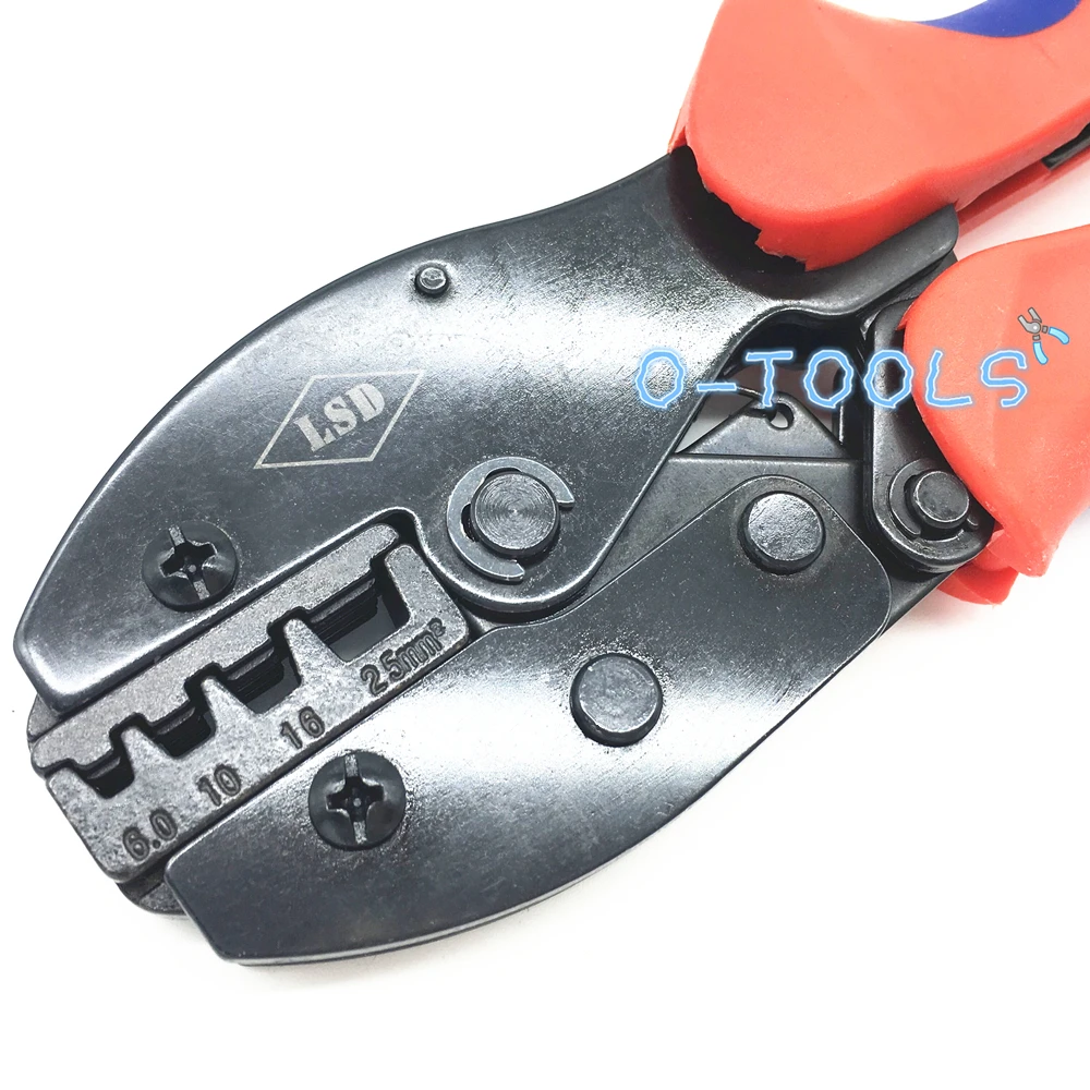 LY-0625WF crimper ratchet crimping tool for cable bootlace ferrules,wire end sleeves crimping pliers 6-25mm²