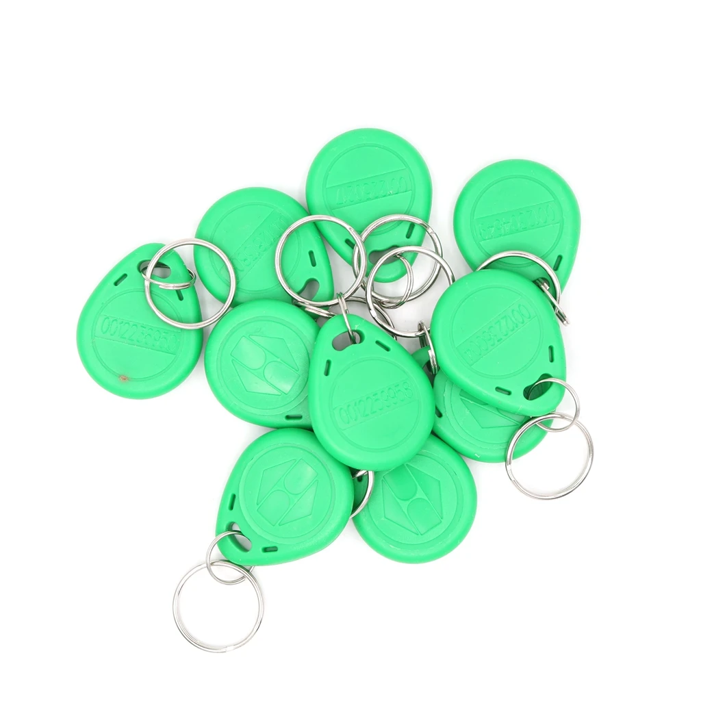 10PCS RFID 125KHz EM ID 4100 Keyfobs Tags ID Card Access Control