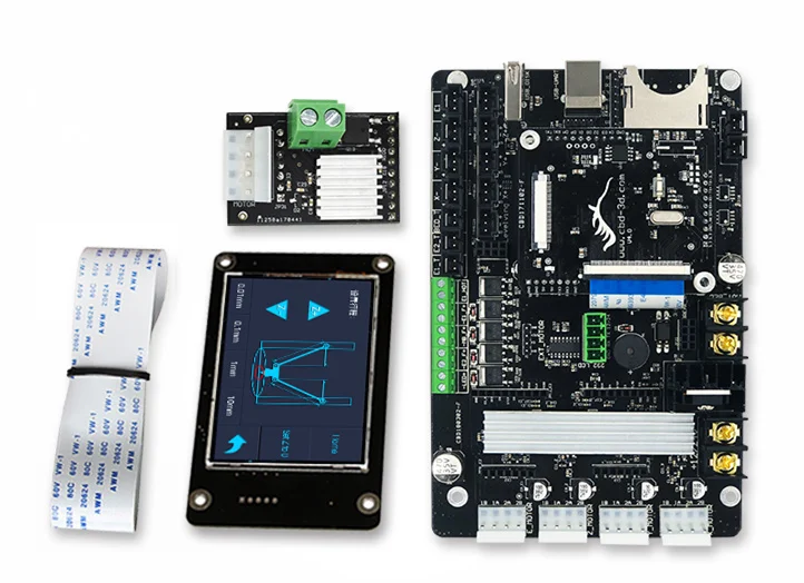 

3d Printer motherboard for F Plus 446 touch screen dual head couple 3d Printer control panel 2.8/3.5/4.3/5.0/7.0 inch screen set