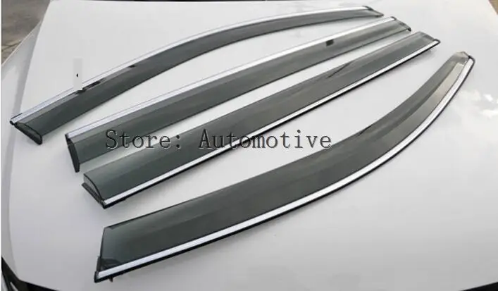 Window Visor Vent Shades Sun Rain Guard For  Subaru  Forester 2013 2014 2015 2016 2017