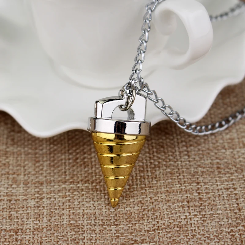 Anime Tengen Toppa Gurren Lagann Necklace Core Drill Cosplay Pendant for Women Men Jewelry Gift - Image 4
