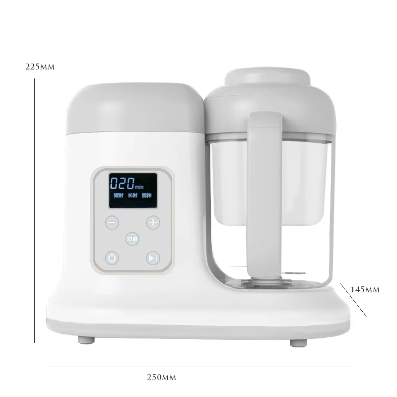 HIMOSKWA 280ML Mini Food Processor 220V Steaming Cooking Machine For Baby Kitchen Stirring Mixer Food Crusher