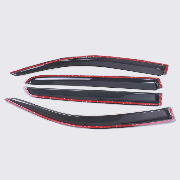 Deflector de viento para coche Hilux, Deflector de ventana de inyección ABS, visera de ventilación, protector solar para lluvia para toyota hilux revo 2015-19, viseras hilux