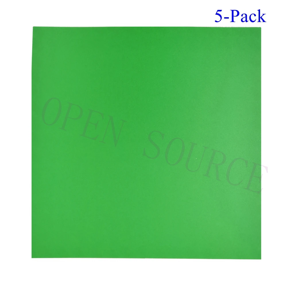 

220x220mm Green 3D Printing Build Surface Heated Bed Tape Heat Bed Platform Sticker Sheet Tape F/ Wanhao I3 Anet A8 3D Printer