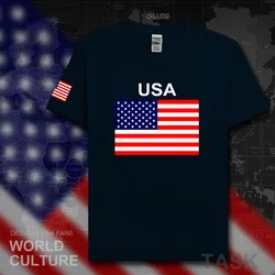 United States of America USA US t shirt man jerseys 2017 t-shirt 100% cotton nation team cotton meeting fans streetwear American