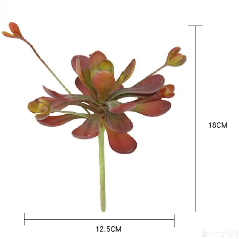 1 PCS Artificial Fleshiness Cactus Plant Fake Succulent Real Touch Palm Bonsai Landscape Decorative Flower for Home Table Decor