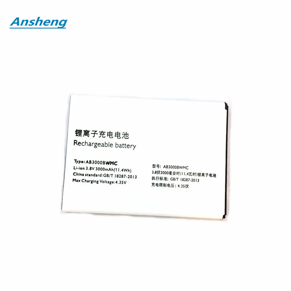 

Ansheng High Quality 3000Mah AB3000BWMC Battery For Philips Xenium I928 CTI928 Smartphone