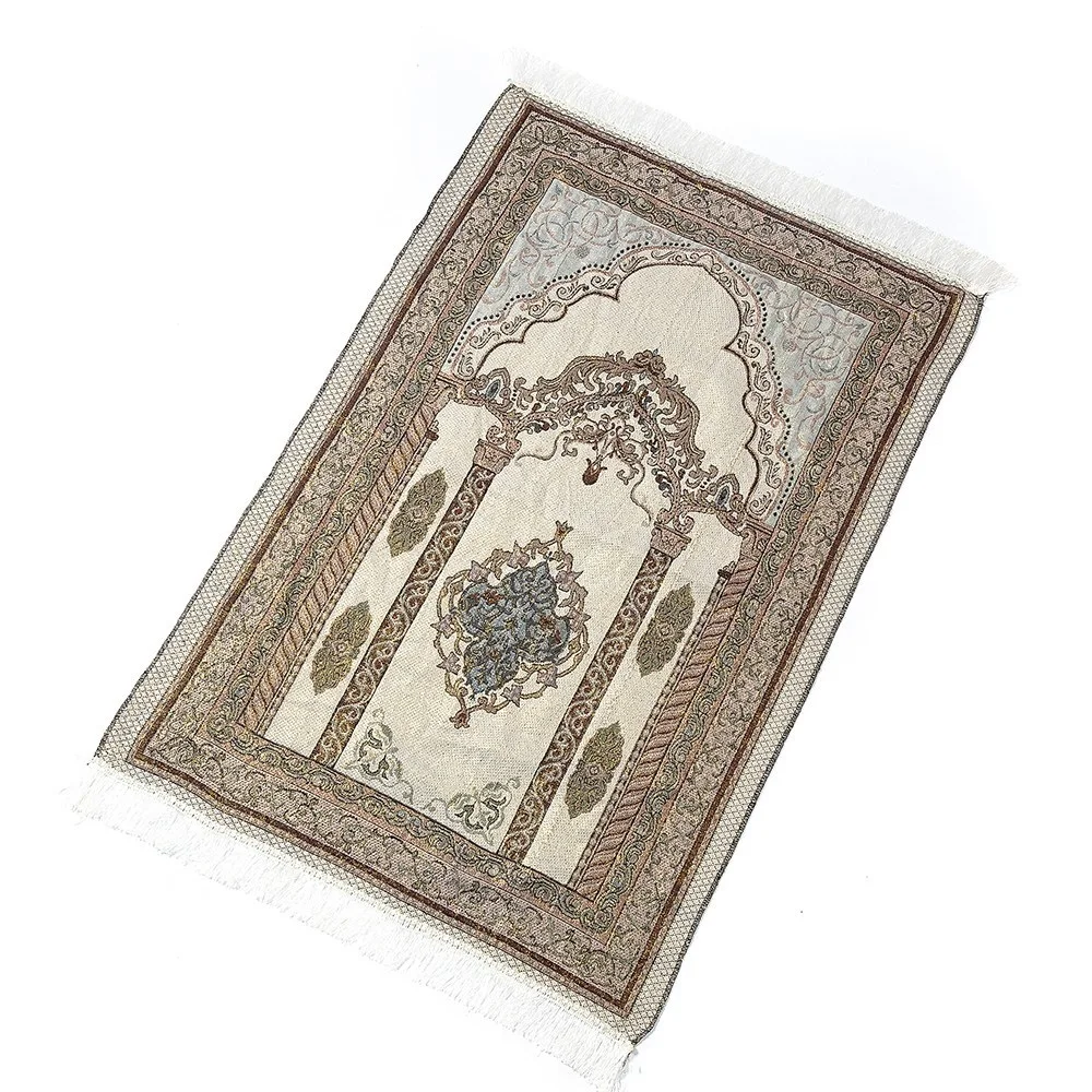 2018 new Thin 65*110cm Islamic Muslim Prayer Mat Salat Musallah Prayer Rug Tapis Carpet Tapete Banheiro Islamic Praying Mat