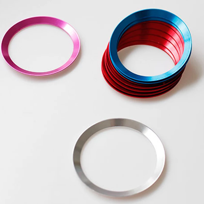 Automotive Accessories Car Steering Wheel Cover Shell Interior Car Decoration Metal Ring Styling for smart fortwo forfour 453