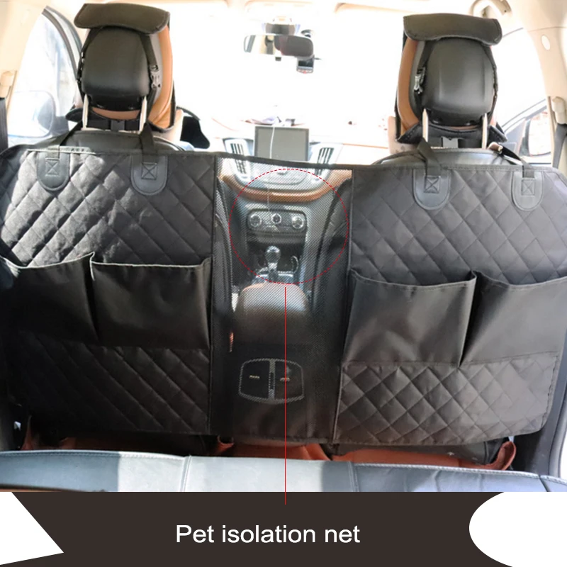 LENTAI For Ford focus 2 mk2 fiesta ranger mondeo mk4 Saab Lifan Car Seat Back Protector Cover Dog Cat Anti Kick Mat Storage Bag