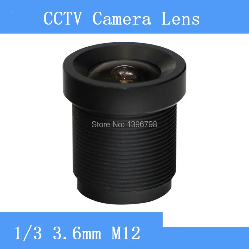 PU'Aimetis Hồng Ngoại night vision ống kính camera giám sát M12 giao diện 3.6 mét CCTV lens