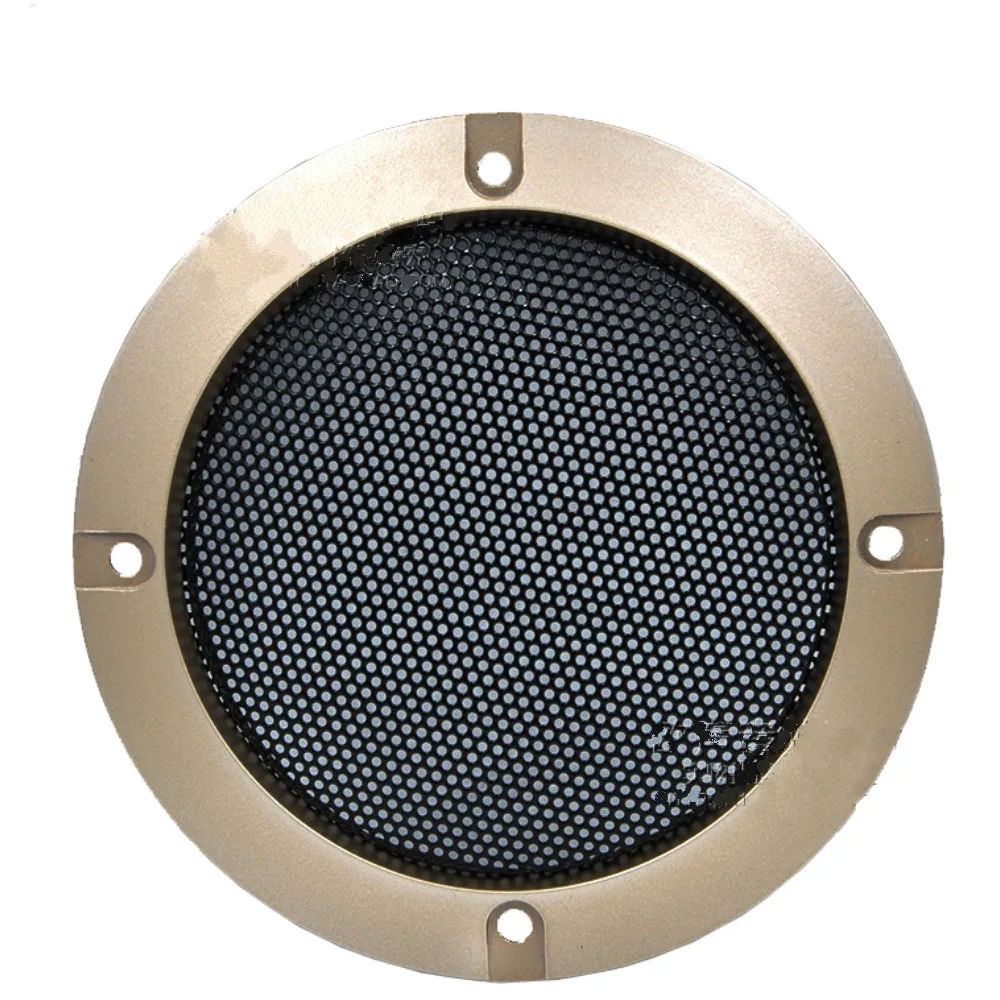 Tenghong 2pcs Audio Speaker Cover 2/3/4/5/6.5 Inch Circle Decorative Mesh Grille Net Covers For Car Loudspeakers Protective DIY