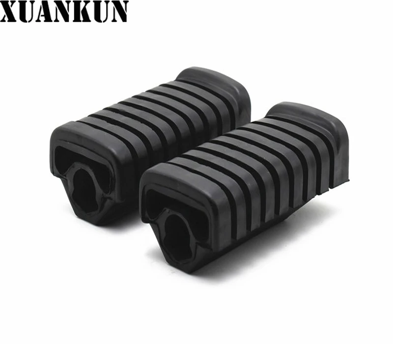 XUANKUN Motorcycle Accessories WY125 Pedal Leather Foot Rubber Front Rubber Cover Front Pedal Foot Fittings