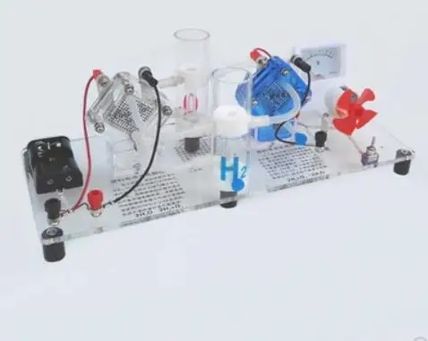 Demonstration of hydrogen power generation from fuel cells Hydrogen and oxygen fuel cells produce hydrogen