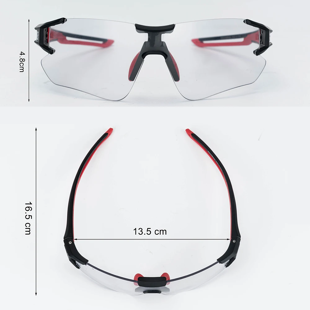 ROCKBROS Kerékpározás photochromic szemüvegek UV400 Szabad ég alatt sportok napszemüvegek Bicikli mens frameless szemüvegek Védőszemüveg Alaki eyewear