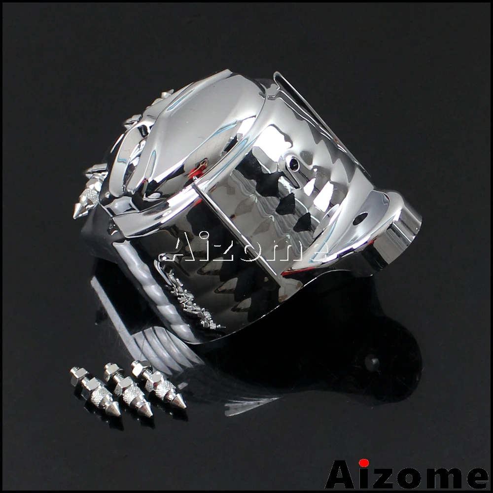 1x Chrome Horn Cover For Harley Motorcycle Cowbell Horn Cover 1995-2016