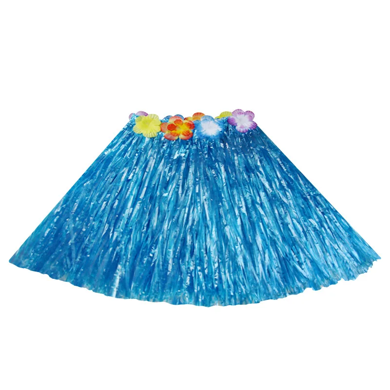 Straw Skirt 30/40/60/80CM Single Layer Children and Adults Hawaiian Straw Skirt Costume Performance Costume Party Costume