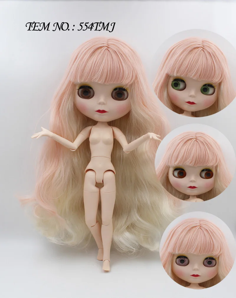 โปรโมชั่นราคา BJD joint 2 TMJ DIY Nude Blyth ตุ๊กตาวันเกิดของขวัญ 4 สีตาใหญ่ตุ๊กตาที่สวยงามของเล่นน่ารัก