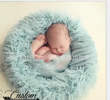 newborn photography props long Cashmere baby wrap cloth fotografie achtergronden for infant Hand-woven props Receiving Blankets