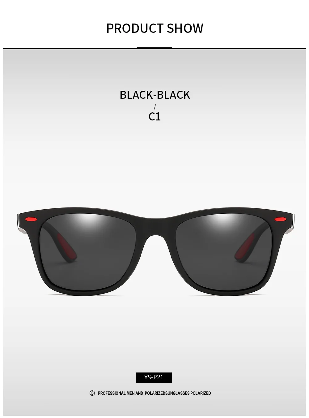 Klassische Polarisierte Marke Design Sonnenbrille Männer Frauen Fahren Angeln Quadratischen Rahmen Sonnenbrille Männliche Goggle UV400 Gafas De Sol – Detail 9