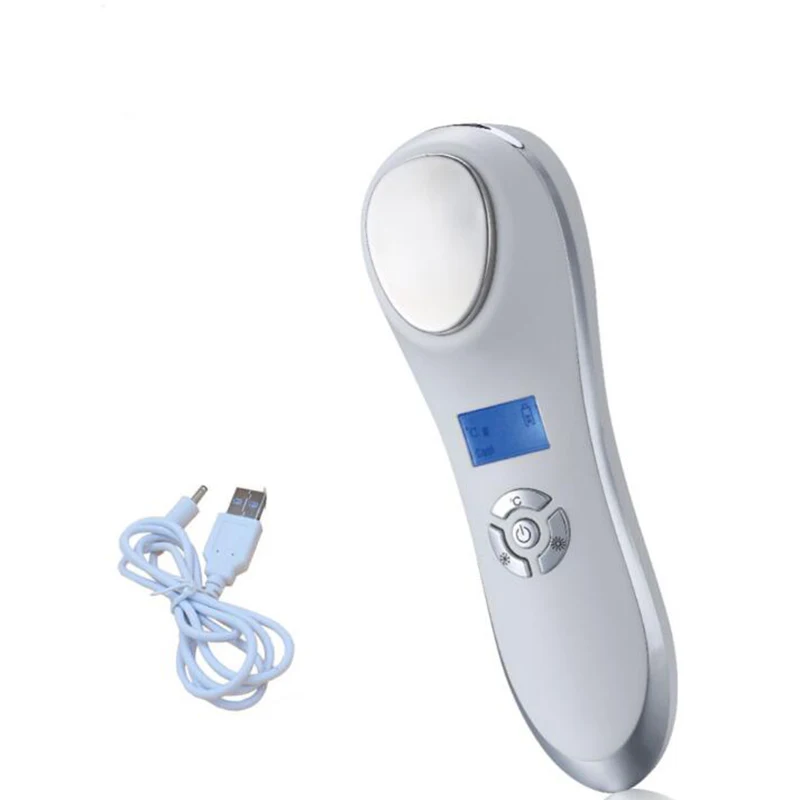 The skin of LED photonic facial skin is compact and anti-wrinkle and wrinkle-removing ultrasonic treatment Spa cosmetic tool